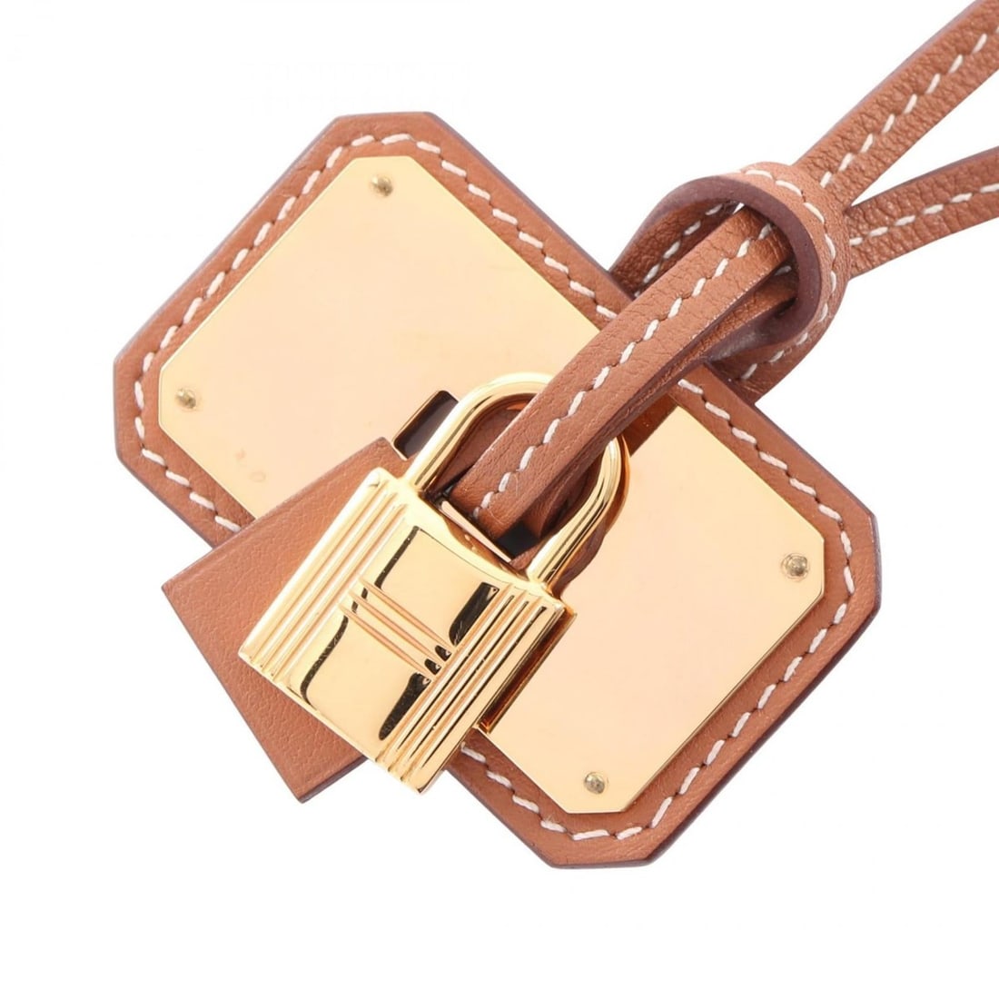 Hermes O'Kelly GM Necklace, Gold Plated Leather (Veau Swift), Women's, Brown/Gold Tone: --- Catalog ---Category: SizePendant Size: 35mm x 55mm / 1.37'' x 2.16''Neck Circumference: 90 cm / 35.43''Category: DesignColor: Brown, GoldGender: WomenMaterial: Gold plating, Leather, Swift leather