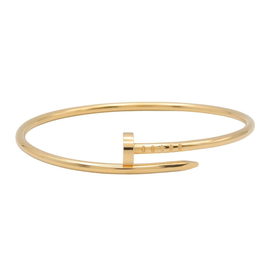 Cartier Juste un Clou Small Bracelet, 18K (Yellow Gold), Men's/Women's, Gold Tone, B6062617: --- Catalog ---Category: SizeLength: 15.5cm / 6.1''Category: DesignType: Charm braceletColor: GoldGender: Men,WomenMaterial: Yellow gold (18K)Category: GeneralMPN: B6062617Brand: Cartier--- Item List