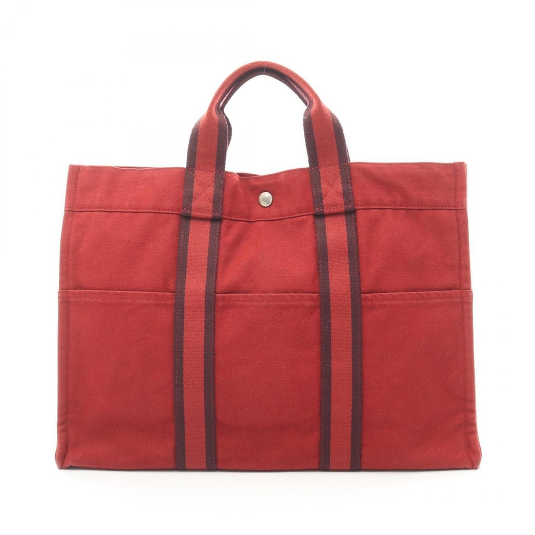 Hermes HERMES Fourre-Tout MM Tote Bag Handbag Canvas Women's Red/Burgundy 100755M: --- Catalog ---Category: SizeSize (HxWxD): 31cm x 42cm x 11cm / 12.2'' x 16.53'' x 4.33''Category: DesignType: Handbag, Tote bagColor: Bordeaux, Red colorGender: WomenMaterial: Canvas Category: Genera