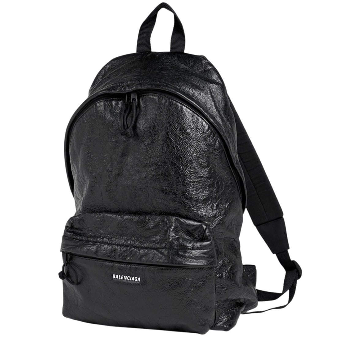 Balenciaga Explorer Backpack, Black Leather, Men's, 503221: --- Catalog ---Category: SizeSize (HxWxD): 47cm x 35cm x 20cm / 18.5'' x 13.77'' x 7.87''Category: DesignType: BackpackColor: BlackGender: MenMaterial: Leather Category: GeneralBrand: Balenciaga--- It