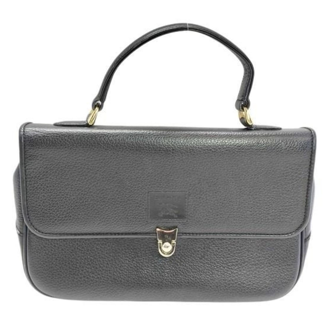 BURBERRY handbag, black leather, for women. (1 of 15)