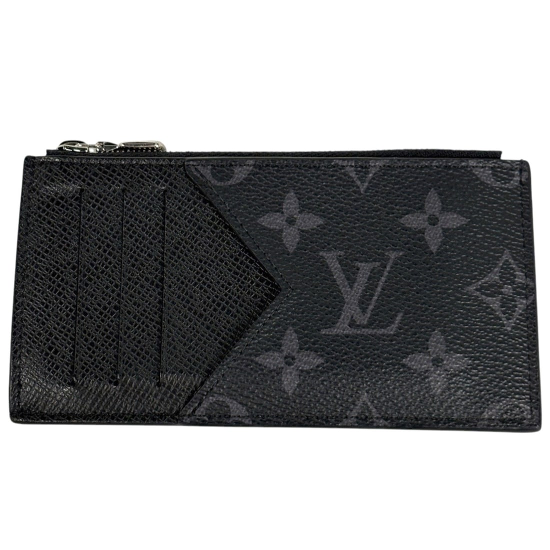 Louis Vuitton Taiga Monogram Eclipse Coin Card Holder, Business Case, Wallet/Coin Rama Noir (Black) (1 of 20)