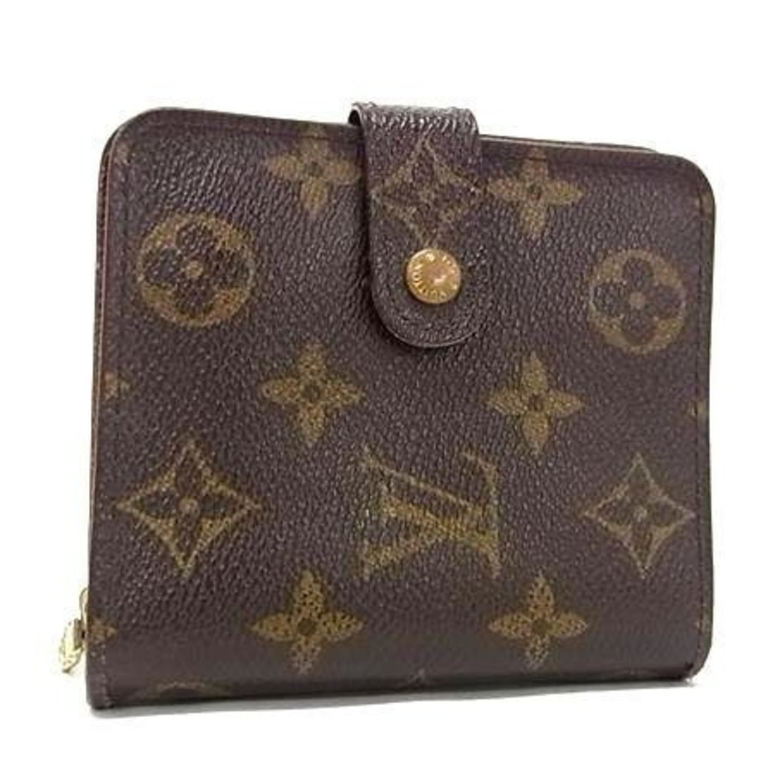 LOUIS VUITTON Louis Vuitton Bi-fold Wallet Monogram Compact Zip M61667 Brown Leather Men's Women's: --- Catalog ---Category: SizeSize (HxWxD): 11cm x 10.5cm x 3cm / 4.33'' x 4.13'' x 1.18''Category: DesignType: Wallet (bi-fold)Color: BrownGender: Men,Women,UnisexMaterial: PVC , Leather Category: Gen