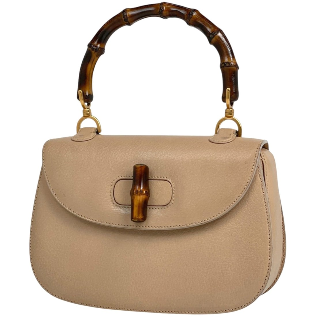Gucci Bamboo Handbag, Old Beige Leather, 000460633, Women's: --- Catalog ---Category: SizeSize (HxWxD): 18cm x 22cm x 7cm / 7.08'' x 8.66'' x 2.75''Category: DesignType: HandbagColor: BeigeGender: WomenMaterial: Leather Category: GeneralMPN: 000460633Brand: Guc