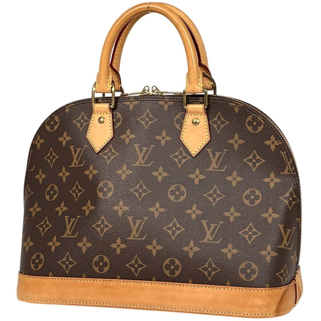 Louis Vuitton Alma Monogram Handbag Brown M51130 Women's (1 of 13)