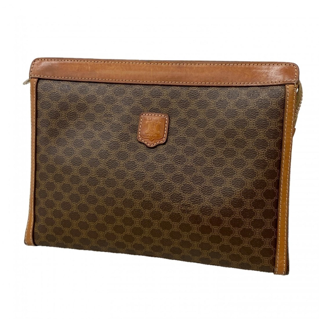 Celine clutch bag in brown Macadam for men and women (1 of 13)