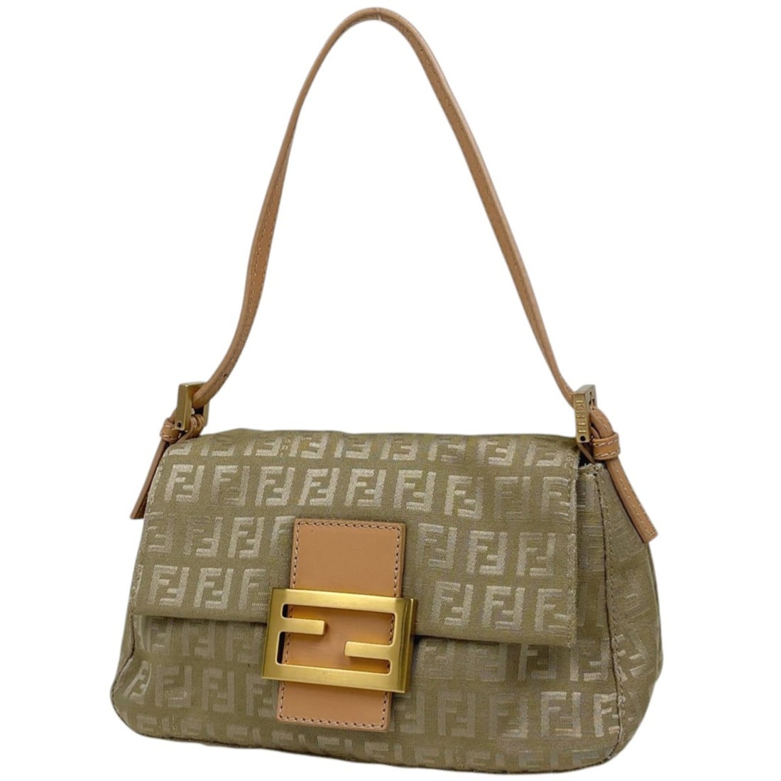 FENDI Zucchino Print Mini Mamma Baguette Shoulder Bag, Beige Canvas, 8BR180, Women's: --- Catalog ---Category: SizeSize (HxWxD): 12cm x 21.5cm x 9.5cm / 4.72'' x 8.46'' x 3.74''Category: DesignType: Handbag, Shoulder bagColor: BeigeGender: WomenMaterial: Leather , Canvas Category: Gene