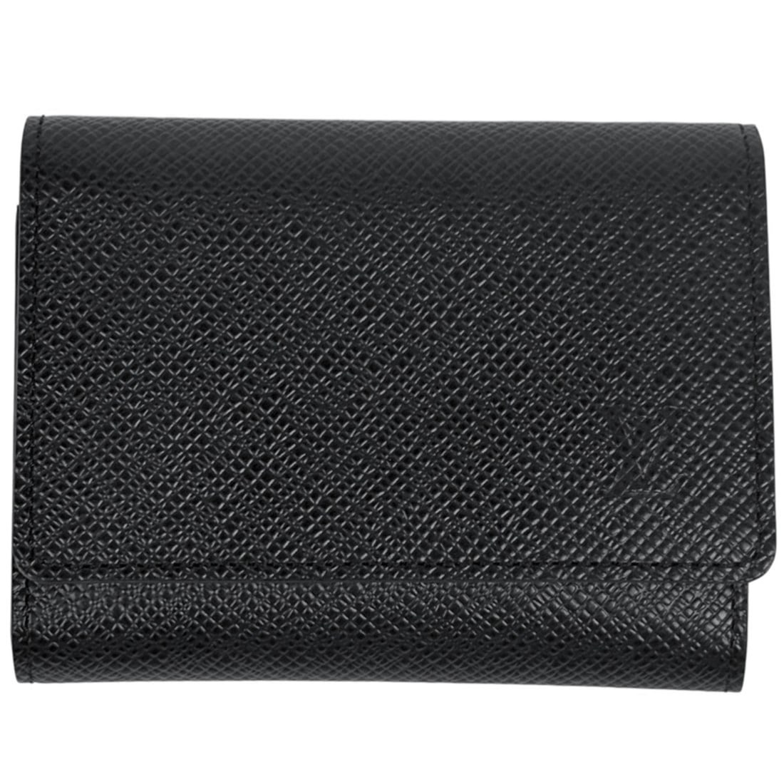 Louis Vuitton Envelope Carte de Visite Card Holder, Business Case, Taiga Noir (Black) M30922, Men's: --- Catalog ---Category: DesignType: Card caseColor: Black, NoirGender: MenMaterial: Taiga leather Category: GeneralMPN: M30922Brand: Louis VuittonCategory: Physical PropertiesSize (HxWxD): 8cm x 10.5