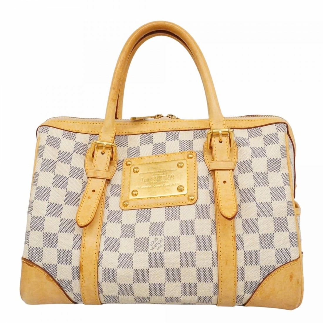 Louis Vuitton Damier Azur Berkeley N52001 Handbag, White, Women's: --- Catalog ---Category: SizeSize (HxWxD): 21cm x 31cm x 18cm / 8.26'' x 12.2'' x 7.08''Category: DesignType: HandbagColor: WhiteGender: WomenCategory: GeneralMPN: N52001Brand: Louis Vuitton--- Item L