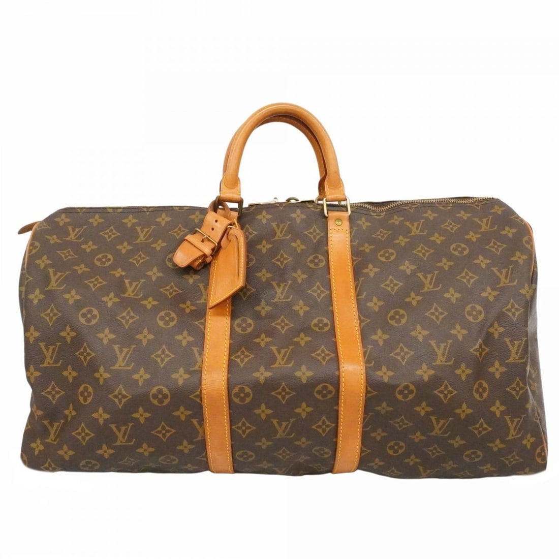 Louis Vuitton Monogram Keepall 55 Boston Bag M41424 Brown Men's and Women's: --- Catalog ---Category: SizeSize (HxWxD): 30cm x 56.5cm x 25cm / 11.81'' x 22.24'' x 9.84''Category: DesignType: Boston bagColor: BrownGender: Men,WomenCategory: GeneralMPN: M41424Brand: Louis Vuitto