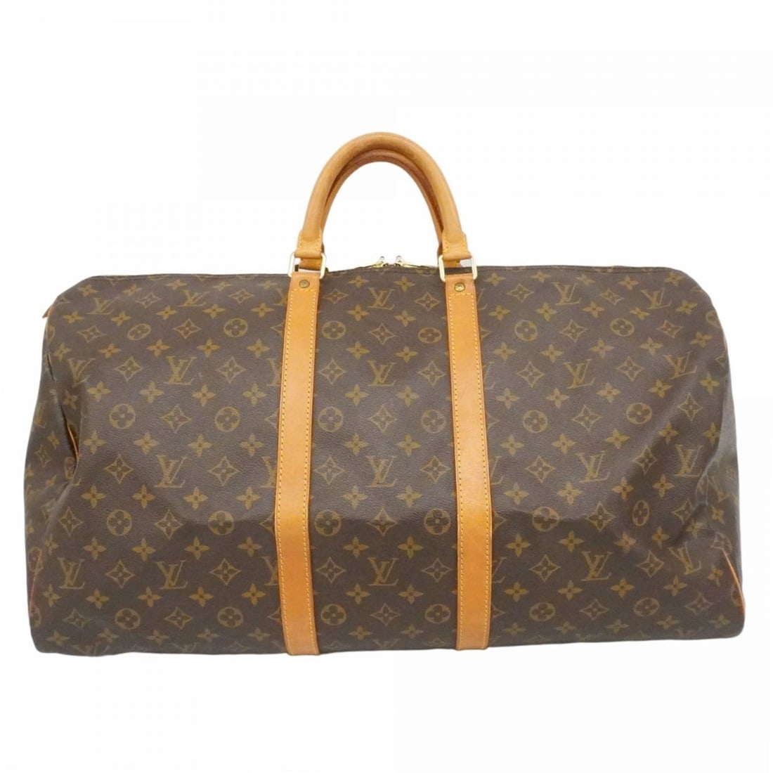 Louis Vuitton Monogram Keepall 55 Boston Bag M41424 Brown Men's and Women's: --- Catalog ---Category: SizeSize (HxWxD): 29cm x 55cm x 24cm / 11.41'' x 21.65'' x 9.44''Category: DesignType: Boston bagColor: BrownGender: Men,WomenCategory: GeneralMPN: M41424Brand: Louis Vuitton-