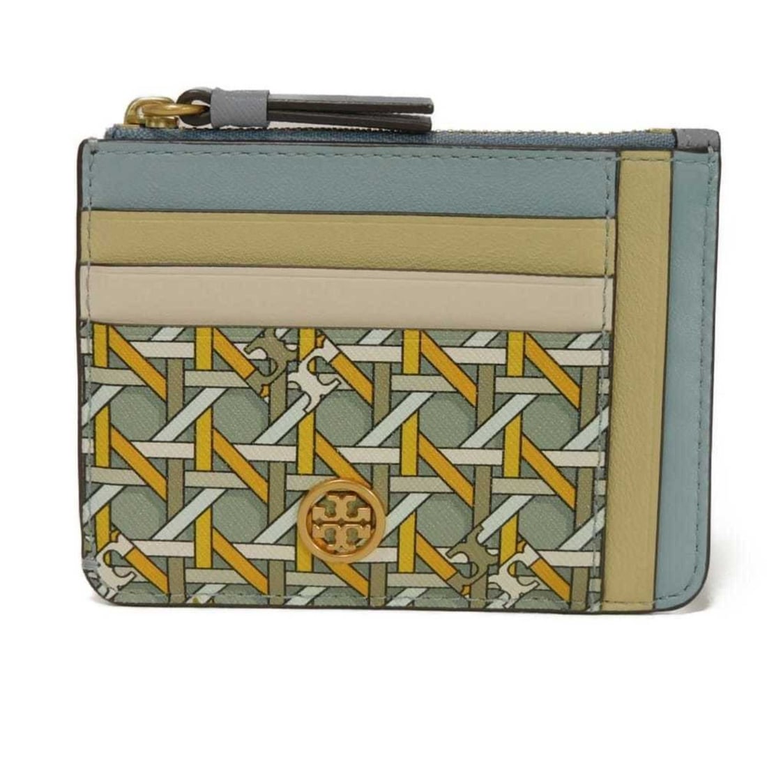 Tory Burch Robinson Fragment Case, Saffiano Coin Case with Double T Logo, Multicolor, 79423, for Men: --- Catalog ---Category: DesignType: Card caseColor: Multi-colorGender: Men,WomenClosure: OpenMaterial: Leather Inner Pocket: Coin purse/coin case 1, Card holder 6, Open pocket 4Category: GeneralBrand