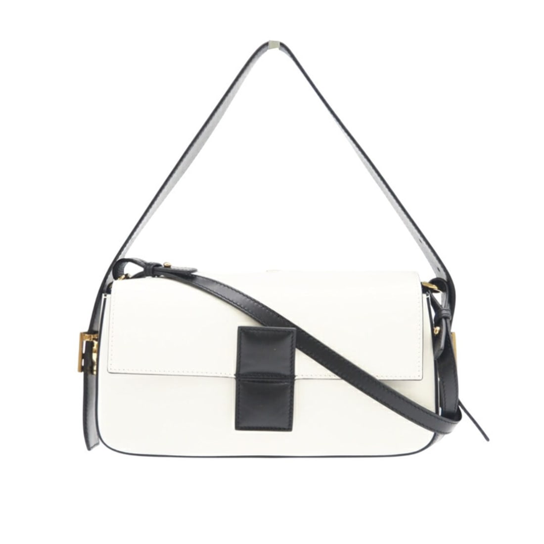FENDI Leather Bucket Twist Shoulder Bag 8BR821 2-way White Black Women's: --- Catalog ---Category: SizeSize (HxWxD): 15.5cm x 27.5cm x 5.5cm / 6.1'' x 10.82'' x 2.16''Category: DesignType: Shoulder bagColor: Black, WhiteGender: WomenMaterial: Leather Category: GeneralBrand: