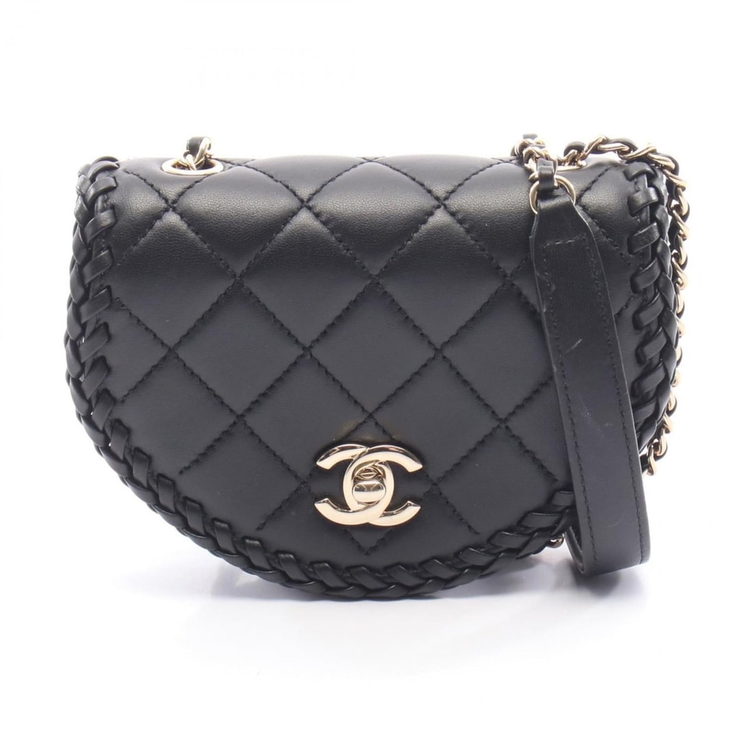 CHANEL Matelasse Mini Shoulder Bag, Leather, Women's, Black: --- Catalog ---Category: SizeSize (HxWxD): 12.5cm x 15.5cm x 4.5cm / 4.92'' x 6.1'' x 1.77''Category: DesignType: Shoulder bagColor: BlackGender: WomenMaterial: Leather Category: GeneralBrand: Chanel-