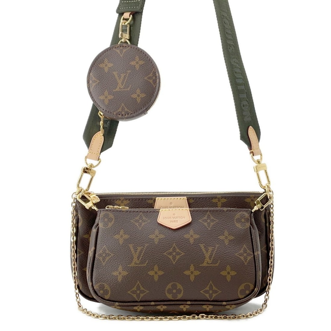 Louis Vuitton Monogram Multi Pochette Accessoires Shoulder Bag M44813 LOUIS VUITTON Pouch Handbag: --- Catalog ---Category: SizeSize (HxWxD): 14cm x 24cm x 4cm / 5.51'' x 9.44'' x 1.57''Category: DesignType: Shoulder bagColor: Khaki brownGender: WomenMaterial: Monogram Category: GeneralLine: Monogr