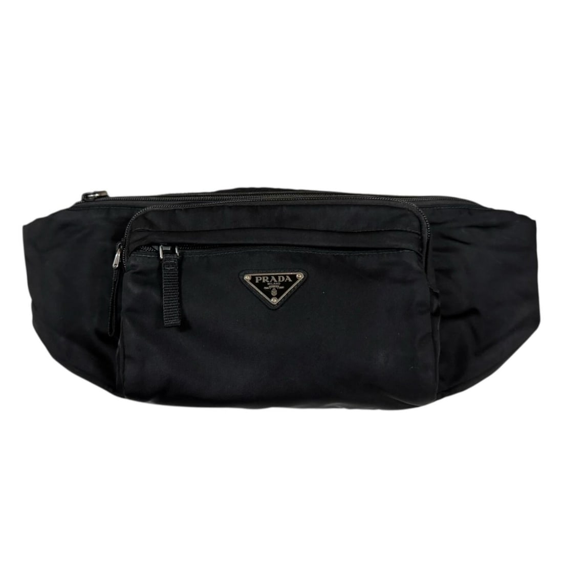 Prada Waist Bag, Nylon 2VL005 Black, Women's, Pre-owned Body Bag: --- Catalog ---Category: SizeSize (HxWxD): 17cm x 52cm x 6cm / 6.69'' x 20.47'' x 2.36''Category: DesignType: Fanny packColor: BlackGender: WomenMaterial: Nylon Category: GeneralMPN: 2VL005Brand: Prad