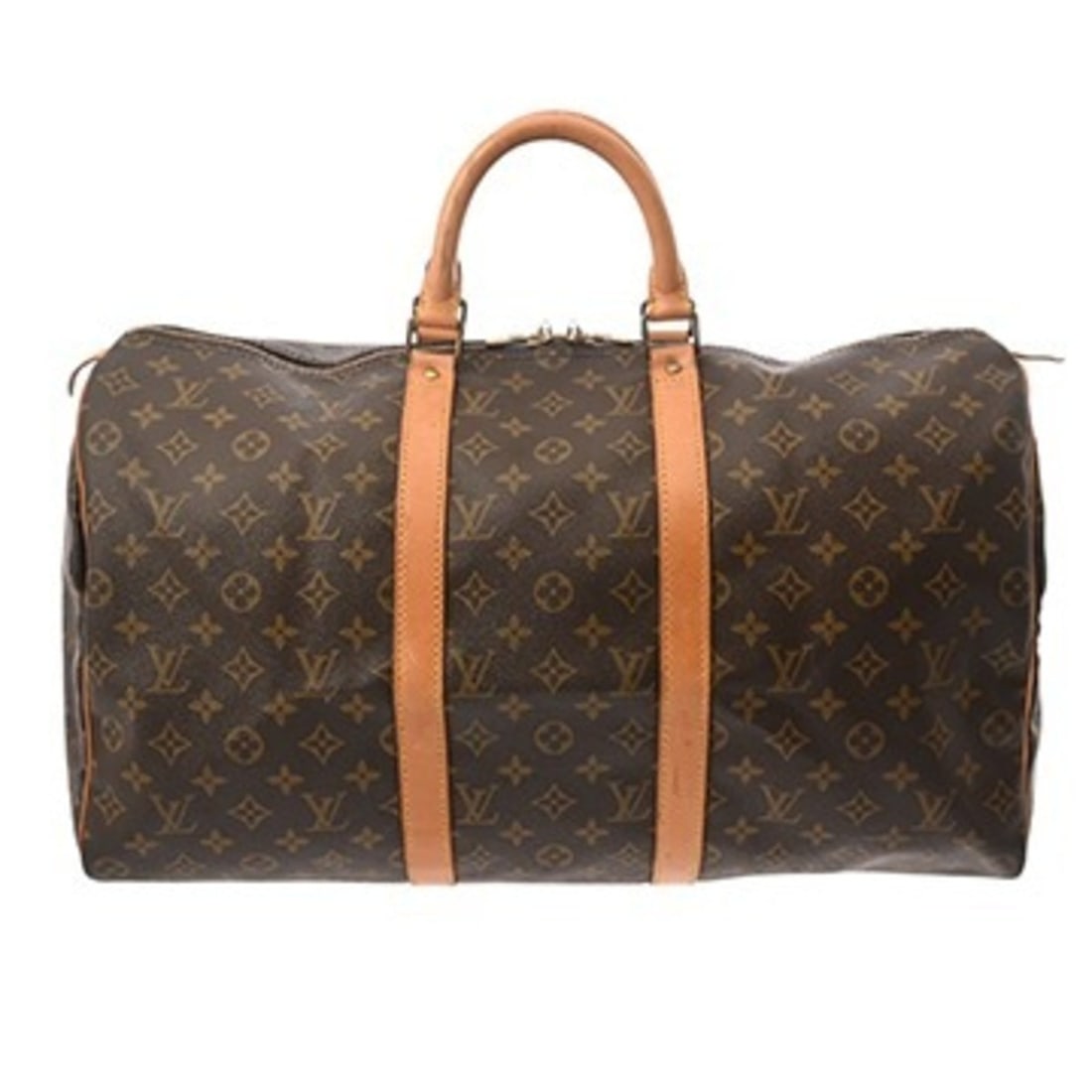 LOUIS VUITTON Louis Vuitton Monogram Keepall 50 Brown M41426 Men's Women's Canvas Boston Bag B Rank (1 of 13)