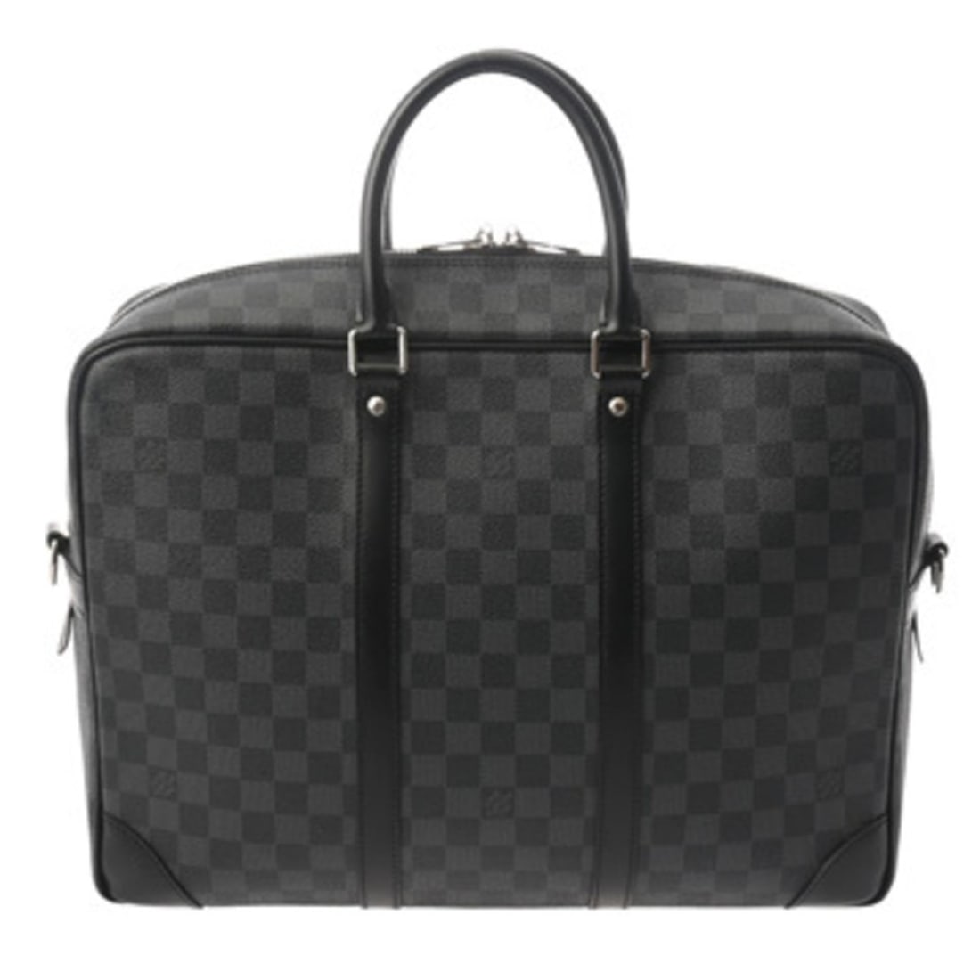 LOUIS VUITTON Louis Vuitton Damier Graphite Port Document Voyage GM Black N41123 Men's Canvas: --- Catalog ---Category: SizeSize (HxWxD): 30cm x 40cm x 11.5cm / 11.81'' x 15.74'' x 4.52''Category: DesignType: BriefcaseColor: BlackGender: MenMaterial: Damier Graphite Hardware Color: SilverCatego