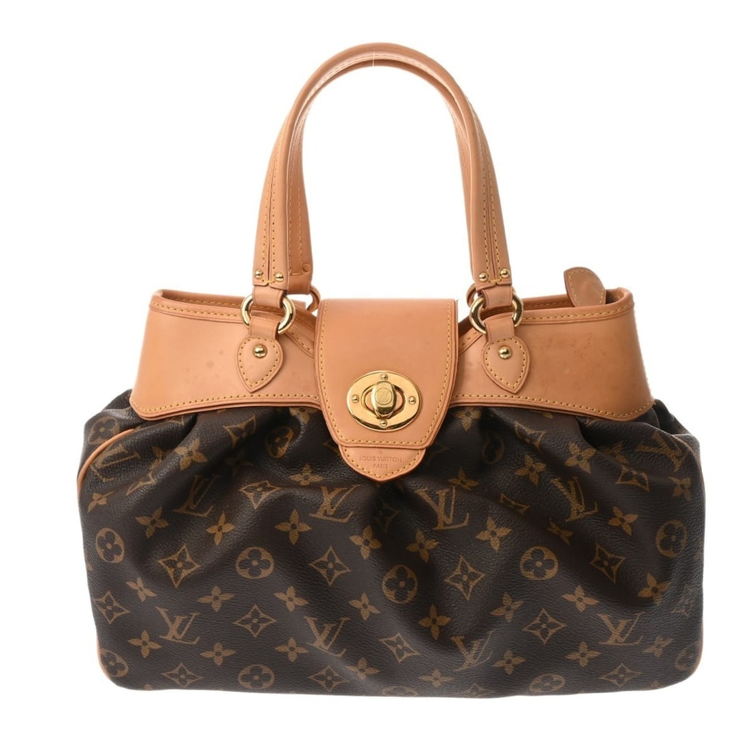 LOUIS VUITTON Louis Vuitton Monogram Boetie PM 2WAY Brown M45715 Women's Canvas Handbag B Rank Used: --- Catalog ---Category: SizeSize (HxWxD): 23cm x 33.5cm x 11cm / 9.05'' x 13.18'' x 4.33''Category: DesignType: HandbagColor: BrownGender: WomenMaterial: Monogram Hardware Color: GoldCategory: