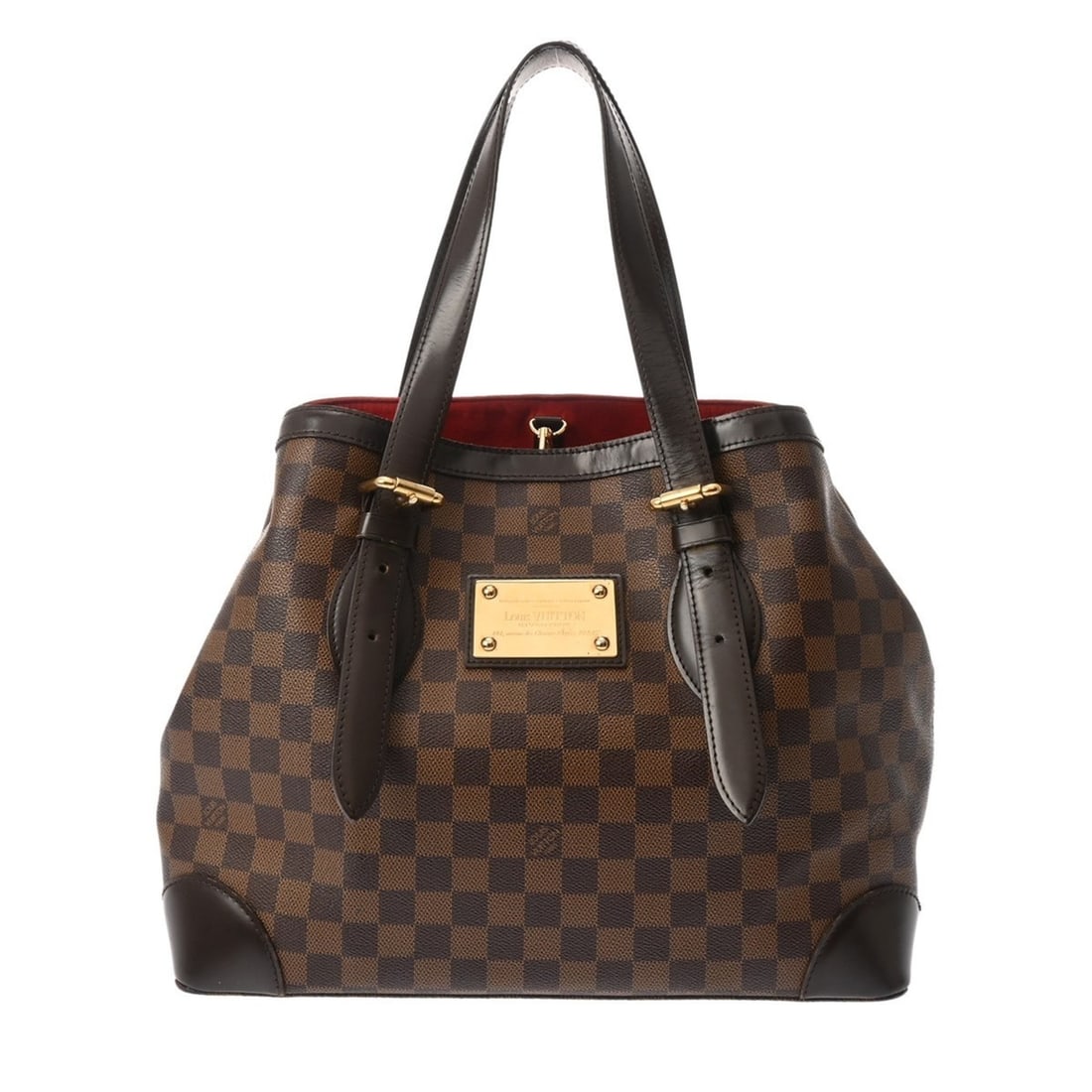 LOUIS VUITTON Louis Vuitton Damier Hampstead GM Brown N51203 Women's Canvas Tote Bag B Rank Used: --- Catalog ---Category: SizeSize (HxWxD): 28.5cm x 35cm x 16.5cm / 11.22'' x 13.77'' x 6.49''Category: DesignType: Tote bagColor: BrownGender: WomenMaterial: Damier Canvas Hardware Color: