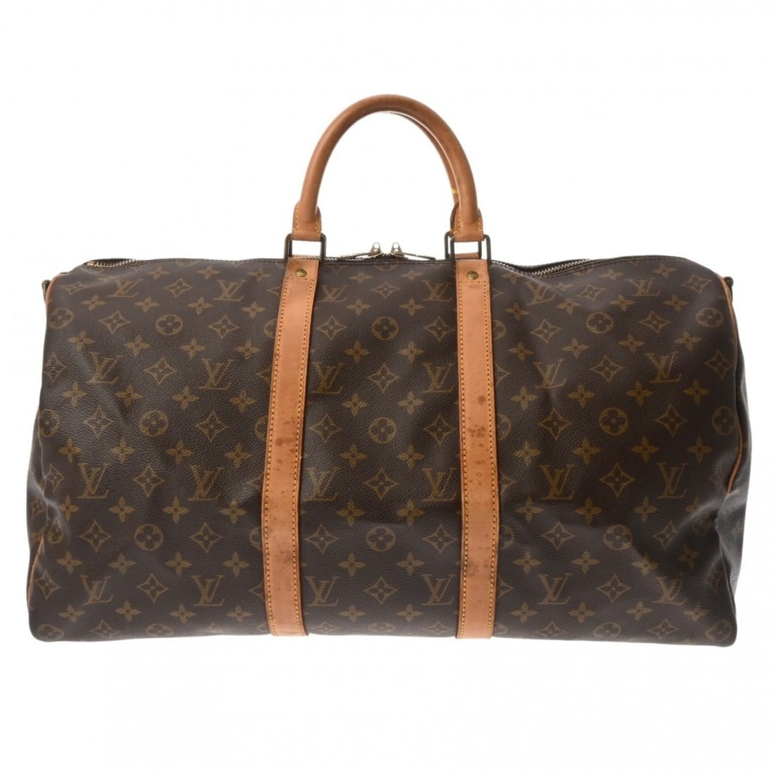 LOUIS VUITTON Louis Vuitton Monogram Keepall Bandoulière 50 Brown M41416 Men's Women's Canvas (1 of 18)