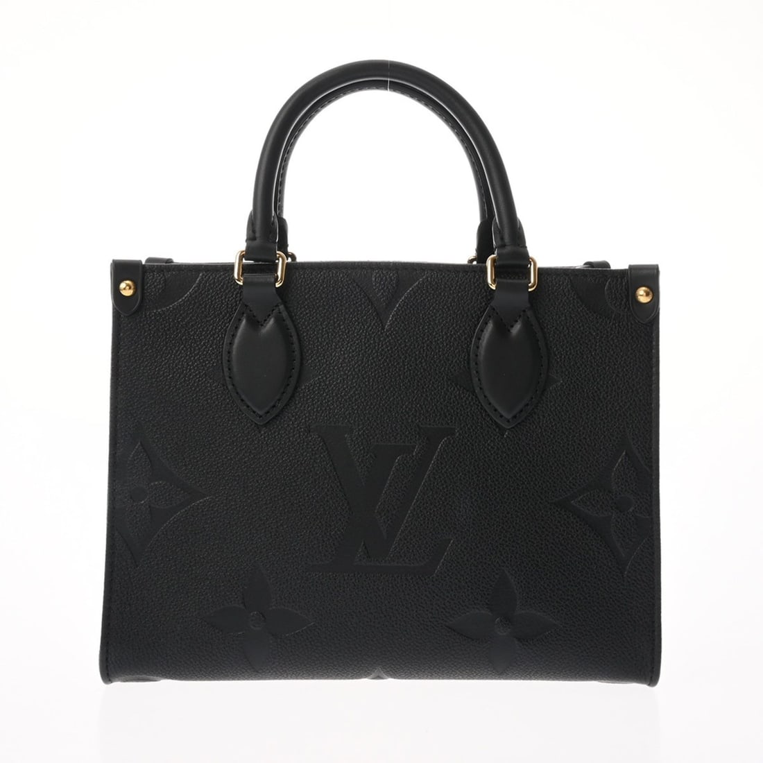 LOUIS VUITTON Louis Vuitton Monogram Empreinte OnTheGo PM 2WAY Noir M45653 Women's Leather Handbag A: --- Catalog ---Category: SizeSize (HxWxD): 19cm x 25cm x 11cm / 7.48'' x 9.84'' x 4.33''Category: DesignType: HandbagColor: NoirGender: WomenMaterial: Leather Hardware Color: GoldCategory: