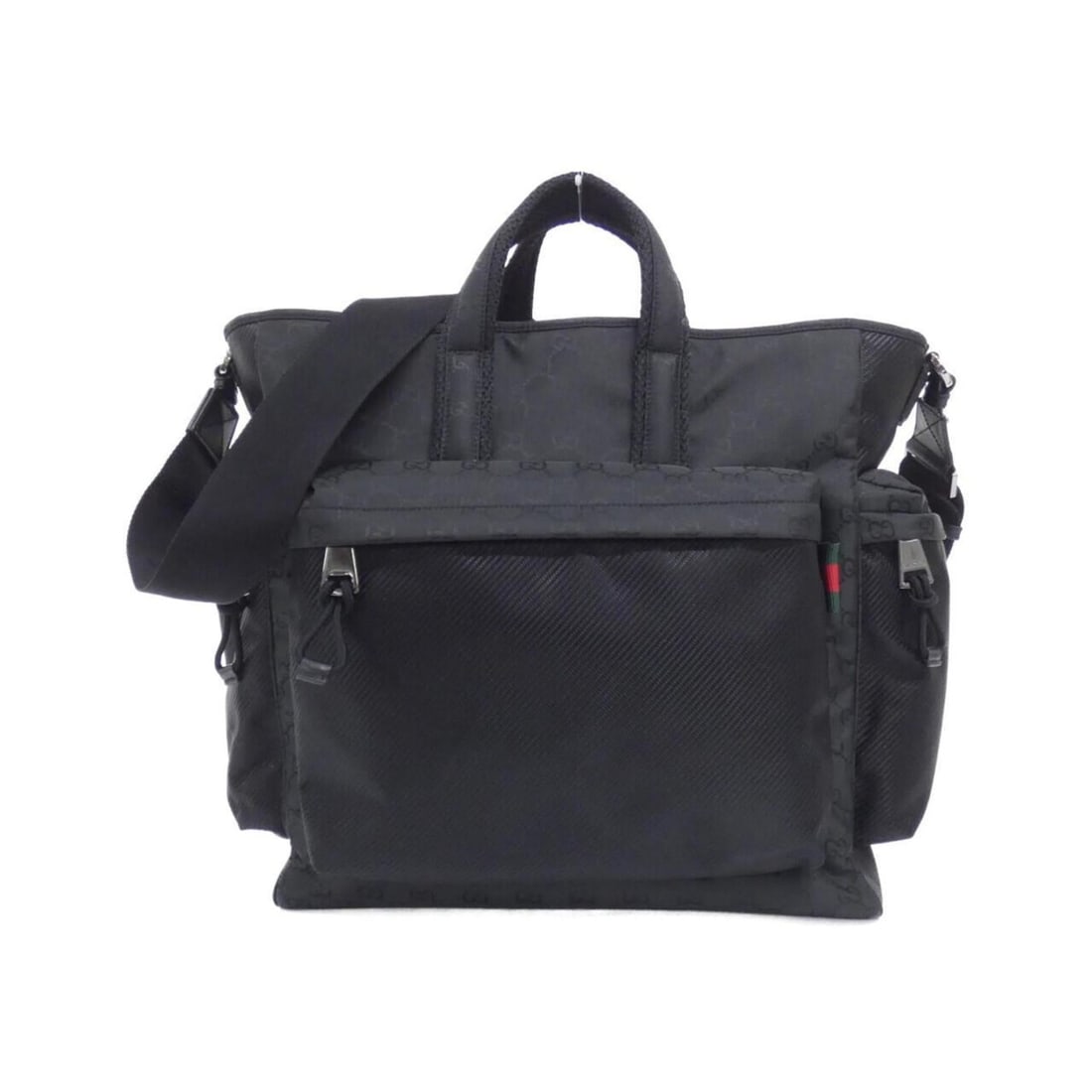 Gucci 818962 FAEEE Tote Bag: --- Catalog ---Category: SizeSize (HxWxD): 37cm x 48cm x 14cm / 14.56'' x 18.89'' x 5.51''Category: DesignType: Tote bagColor: BlackGender: Women,MenMaterial: Nylon Category: GeneralMPN: 818962