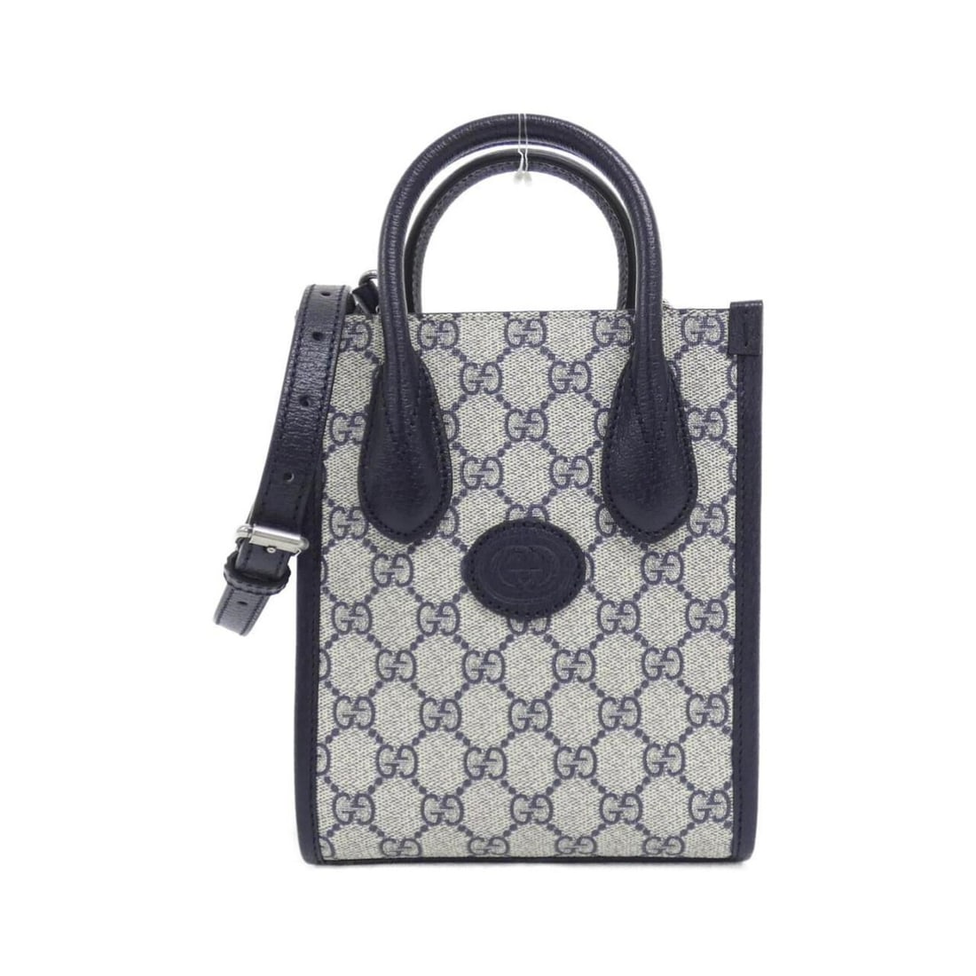 Gucci 671623 K9GSN Mini Bag: --- Catalog ---Category: SizeSize (HxWxD): 19cm x 16cm x 7cm / 7.48'' x 6.29'' x 2.75''Category: DesignType: Handbag, Shoulder bagColor: Beige, BlueGender: Men,WomenMaterial: GG Supreme Category: Gene