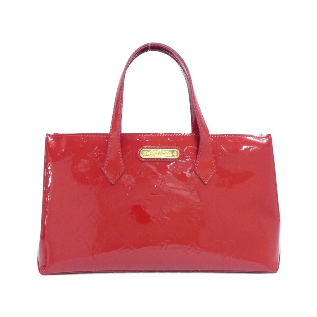 Louis Vuitton Vernis Wilshire PM M93642 Handbag: --- Catalog ---Category: SizeSize (HxWxD): 18cm x 30cm x 11cm / 7.08'' x 11.81'' x 4.33''Category: DesignType: HandbagColor: Pomme d'amour, Red colorGender: WomenMaterial: Leather Leather/Fur Type: