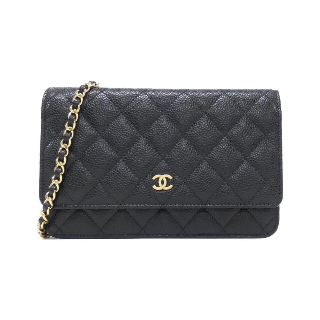 Chanel Timeless Classic Line AP0250 Wallet Chain: --- Catalog ---Category: SizeSize (HxWxD): 12cm x 19cm x 4cm / 4.72'' x 7.48'' x 1.57''Category: DesignType: Chain/Shoulder walletColor: BlackGender: WomenMaterial: Grained Calfskin Category: