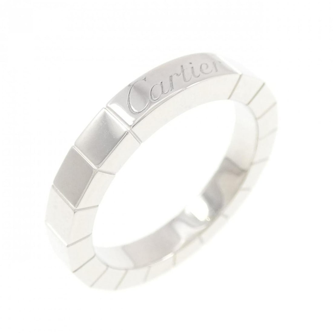 Cartier Lanieres Ring: --- Catalog ---Category: SizeUS Size: 4Brand Size: 47Category: DesignType: Band ringGender: WomenMaterial: White gold (18K)Category: GeneralMPN: B4045000Brand: Cartier--- Item List ---Section: