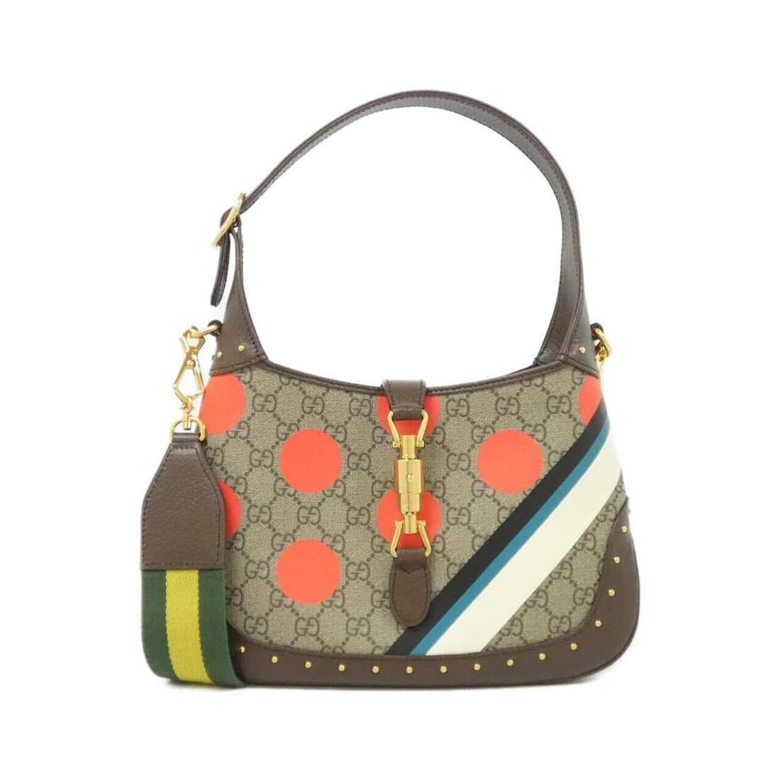 Gucci JACKIE 1961 678843 UQHIG Shoulder Bag: --- Catalog ---Category: SizeWeight: 680g / 1.49lb.Strap Length: 102cm - 117cm / 40.15'' - 46.06''Handle Length: 43cm - 48cm / 16.92'' - 18.89''Category: DesignType: Shoulder bagColor: Beige, Brown, M