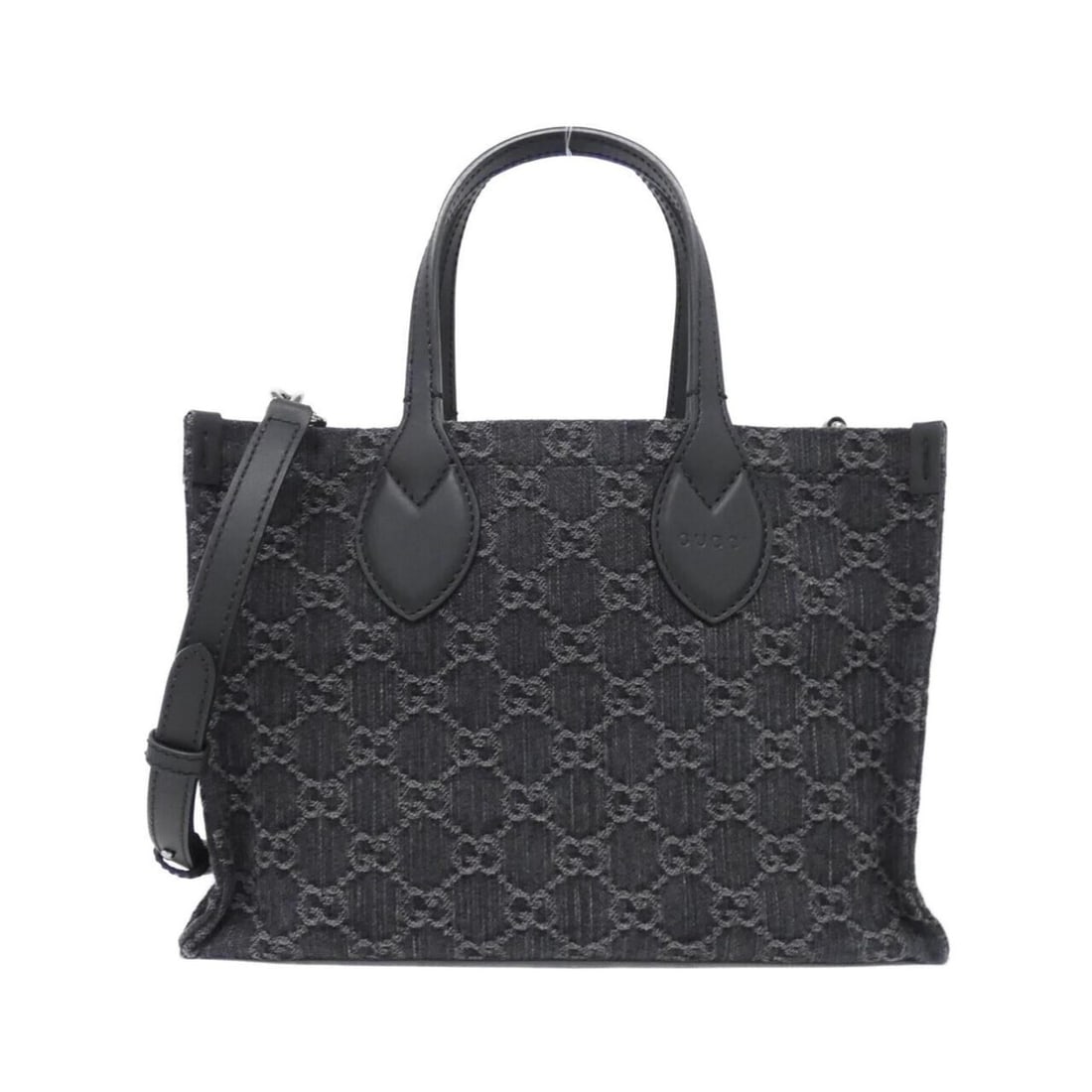 Gucci OPHIDIA 772183 FAC2F Handbag: --- Catalog ---Category: SizeSize (HxWxD): 19cm x 27cm x 11cm / 7.48'' x 10.62'' x 4.33''Category: DesignType: Handbag, PouchColor: BlackGender: WomenMaterial: Denim Category: GeneralBrand: Gucci--- I