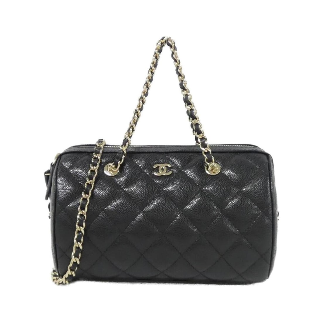 Chanel Timeless Classic Line AP4474 Handbag: --- Catalog ---Category: SizeSize (HxWxD): 11cm x 19cm x 11cm / 4.33'' x 7.48'' x 4.33''Category: DesignType: HandbagColor: BlackGender: WomenMaterial: Grained Calfskin Category: GeneralMPN: AP4474Bra