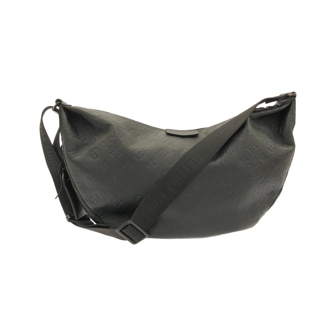 Louis Vuitton Monogram Shadow Hobo Hammock Bag M12850 Shoulder: --- Catalog ---Category: SizeSize (HxWxD): 25cm x 44cm x 8.5cm / 9.84'' x 17.32'' x 3.34''Category: DesignType: Shoulder bagColor: Black, MonogramGender: Women,MenMaterial: Leather Leather/Fur Type: C