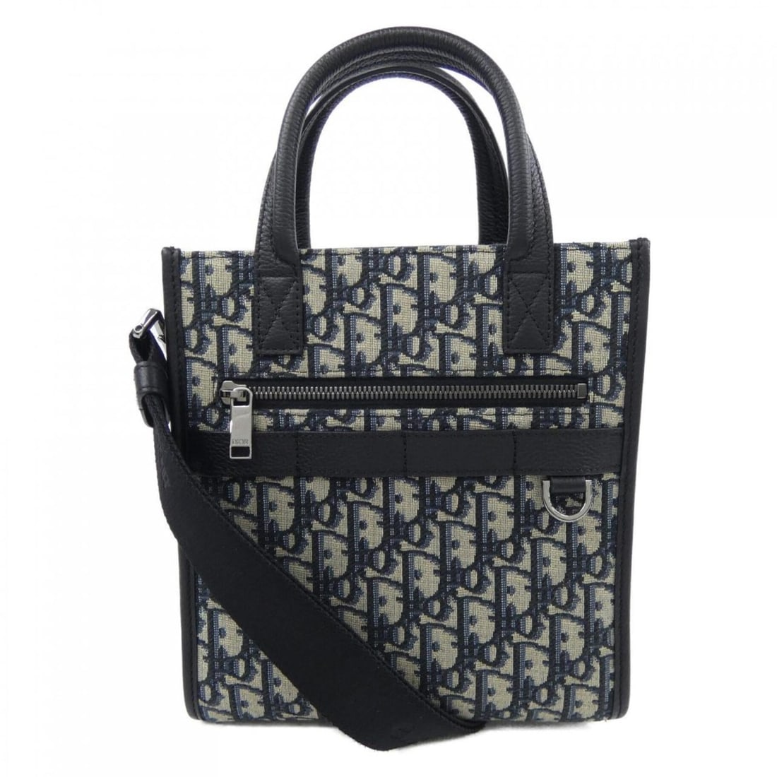 Christian Dior Dior DIOR SAFARI North-South Mini Tote Bag Oblique Jacquard 2ESWS017YKY Handbag: --- Catalog ---Category: SizeSize (HxWxD): 23.5cm x 21cm x 7cm / 9.25'' x 8.26'' x 2.75''Category: DesignType: HandbagColor: Beige, NavyGender: MenCategory: GeneralBrand: Christian Dior--- Item List