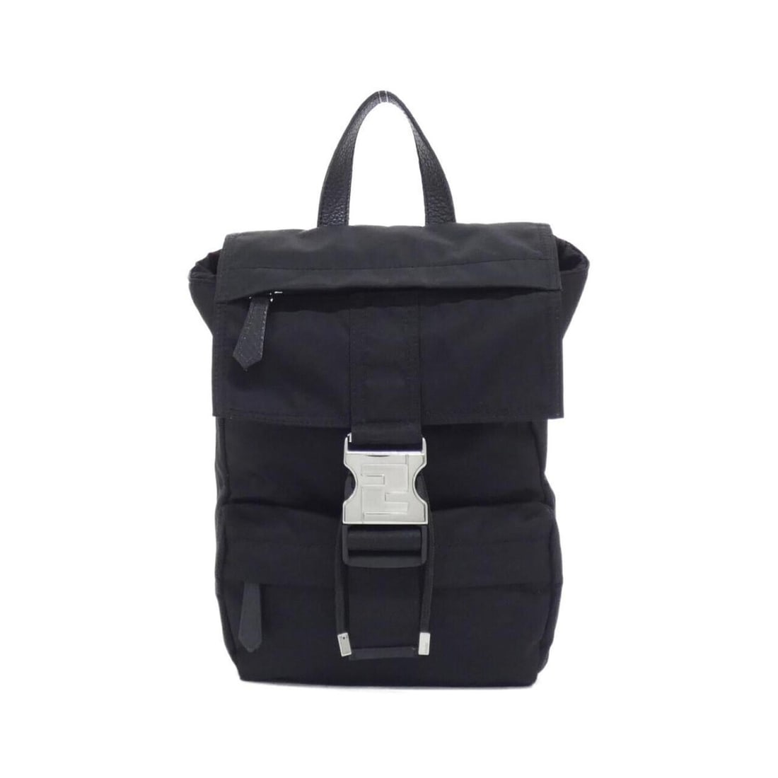 Fendi Fendines Small Backpack 7VZ067 AGQT: --- Catalog ---Category: SizeWeight: 500g / 1.1lb.Size (HxWxD): 29cm x 20cm x 9cm / 11.41'' x 7.87'' x 3.54''Strap Length: 87cm / 34.25''Category: DesignType: BackpackColor: BlackGender: