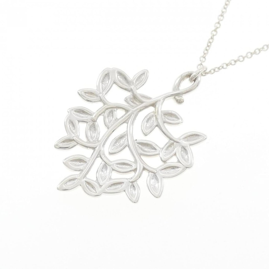 Tiffany Olive Leaf Small Necklace - 4