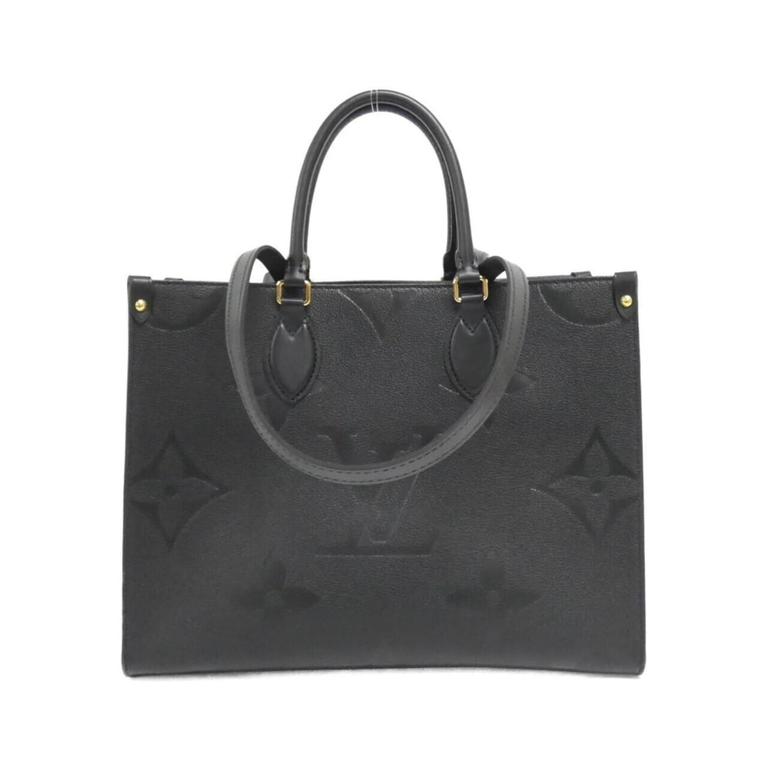 Louis Vuitton Monogram Empreinte OnTheGo MM M45595 Handbag: --- Catalog ---Category: SizeSize (HxWxD): 27cm x 35cm x 14cm / 10.62'' x 13.77'' x 5.51''Category: DesignType: HandbagColor: BlackGender: Men,WomenMaterial: Leather Hardware Color: GoldLeather/Fur
