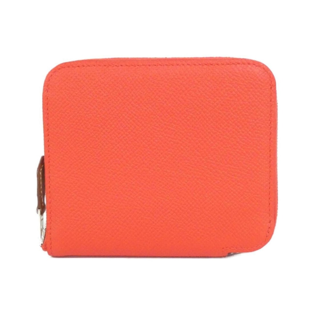 Hermes JEU DE SOIE Silk In Compact Wallet 077757CK: --- Catalog ---Category: SizeSize (HxWxD): 9.5cm x 11cm x 1.5cm / 3.74'' x 4.33'' x 0.59''Category: DesignType: Wallet (bi-fold)Color: Red colorGender: WomenMaterial: Epsom leather , Silk Category: Ge