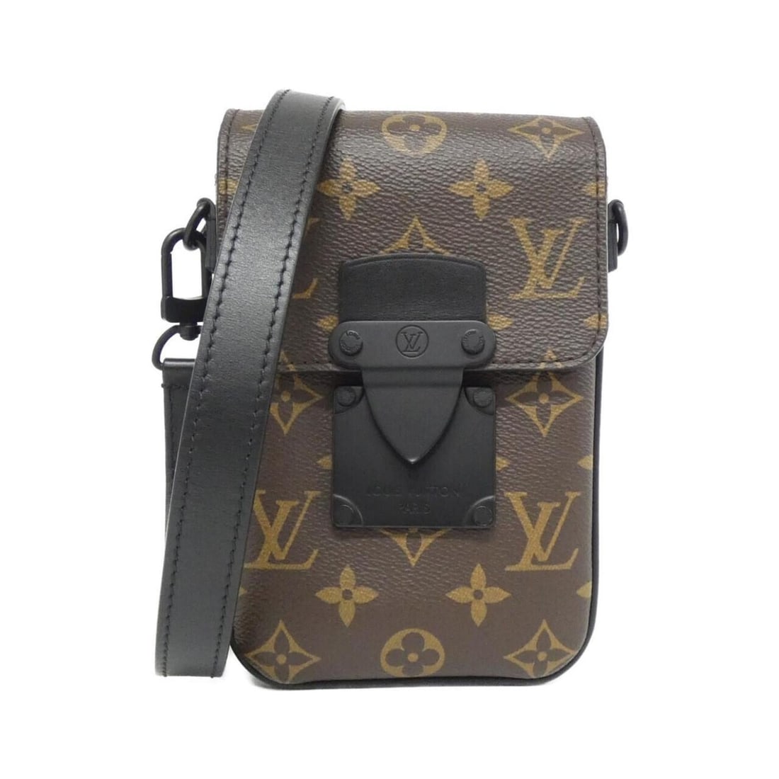 Louis Vuitton Monogram Macassar S-Lock Vertical Wearable Wallet M81522 Shoulder Bag: --- Catalog ---Category: SizeWeight: 450g / 15.87oz.Size (HxWxD): 19cm x 12cm x 7cm / 7.48'' x 4.72'' x 2.75''Strap Length: 107cm - 131cm / 42.12'' - 51.57''Category: DesignType: Shoulder bagColor: