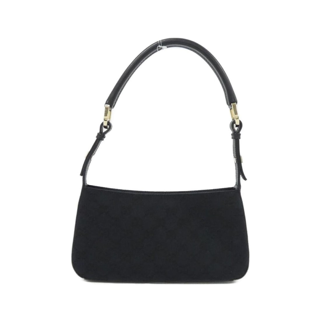 Gucci 001 4285 Shoulder Bag: --- Catalog ---Category: SizeSize (HxWxD): 12.5cm x 24.5cm x 4cm / 4.92'' x 9.64'' x 1.57''Category: DesignType: Shoulder bagColor: BlackGender: WomenMaterial: GG canvas Hardware Color: GoldCategory: