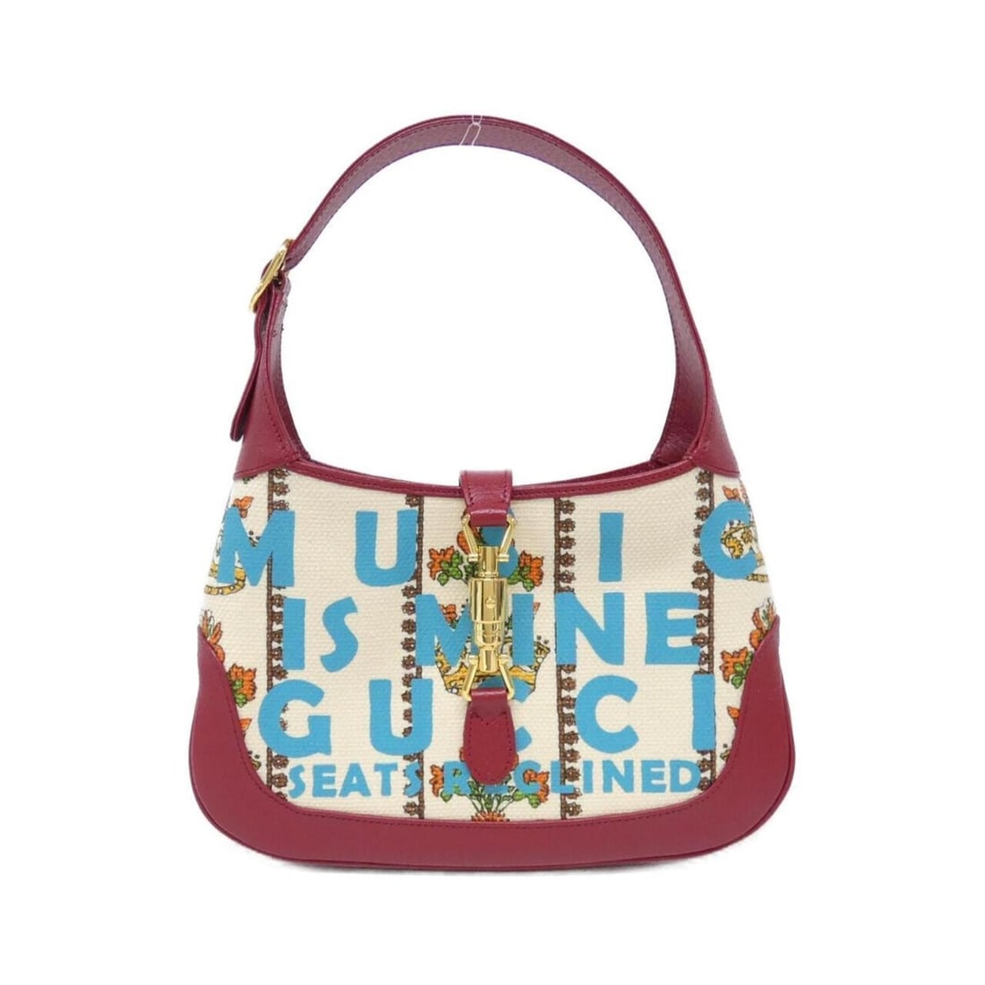 Gucci JACKIE 1961 636706 Shoulder Bag: --- Catalog ---Category: SizeSize (HxWxD): 19cm x 28cm x 4cm / 7.48'' x 11.02'' x 1.57''Category: DesignType: Shoulder bagColor: Bordeaux, IvoryGender: WomenMaterial: Canvas , Leather Hardware Color: