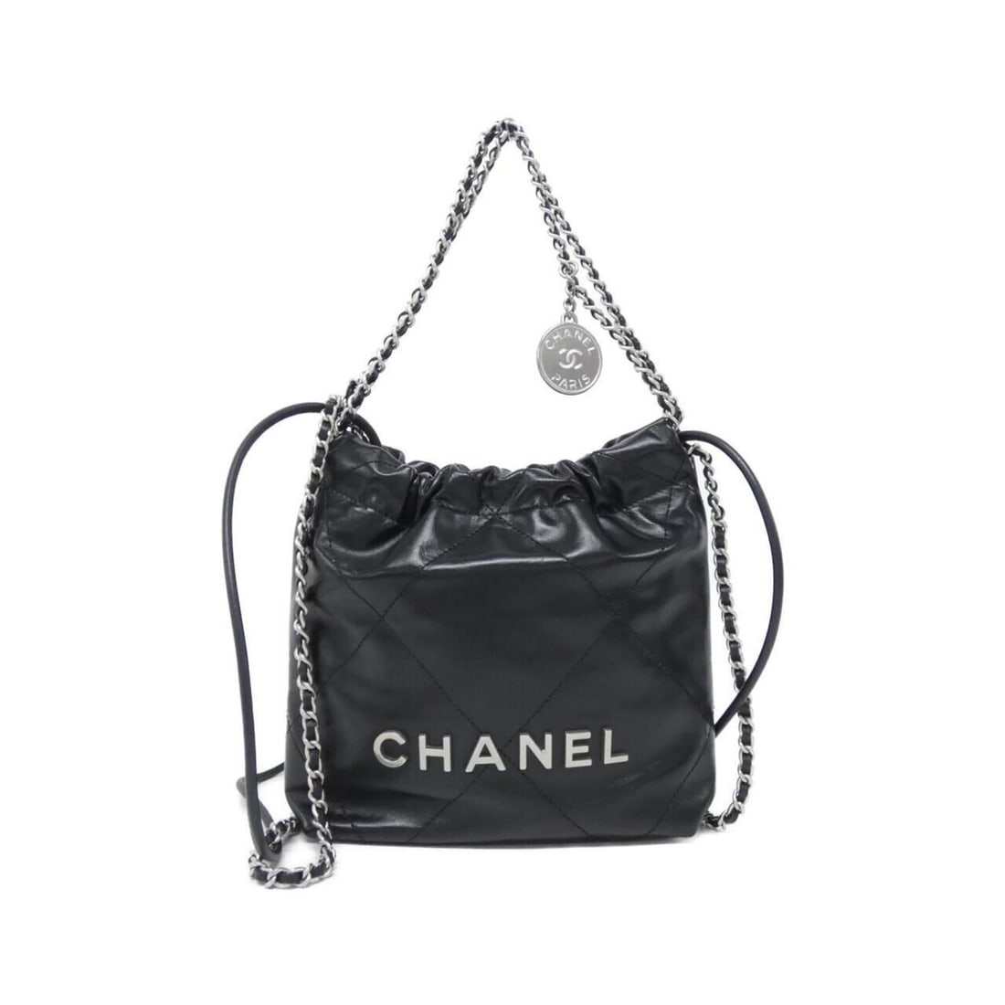 Chanel 22 Line MINI AS3980 Handbag: --- Catalog ---Category: SizeSize (HxWxD): 19cm x 18cm x 6cm / 7.48'' x 7.08'' x 2.36''Category: DesignType: HandbagColor: BlackGender: WomenMaterial: Leather Leather/Fur Type: CalfskinCategory: Gener