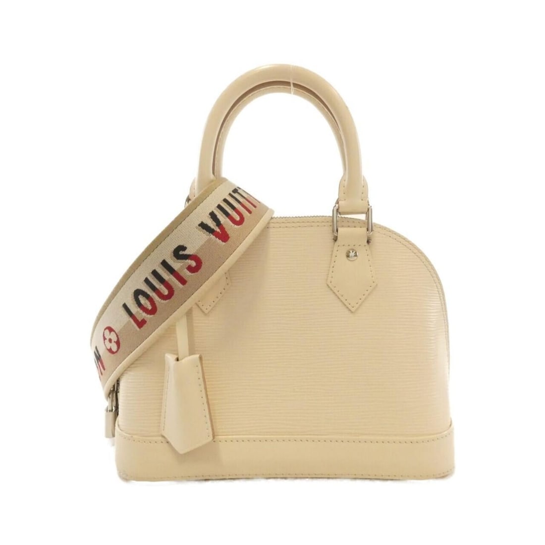 Louis Vuitton Epi Alma BB M58706 Handbag: --- Catalog ---Category: SizeSize (HxWxD): 17cm x 23cm x 12cm / 6.69'' x 9.05'' x 4.72''Category: DesignType: HandbagColor: BeigeGender: WomenMaterial: Leather Leather/Fur Type: CalfskinCategory: