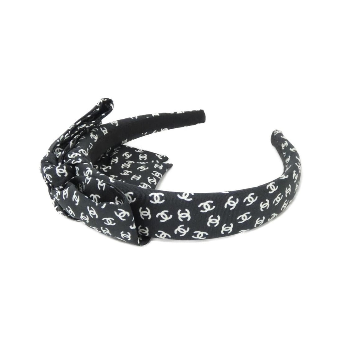 Chanel AA9409 Headband: --- Catalog ---Category: SizeSize (LxW): 9cm x 15cm / 3.54'' x 5.9''Category: DesignType: Alice bandColor: Black, WhiteMaterial: SilkCategory: GeneralMPN: AA9409Brand: Chanel--- Item List ---Section:
