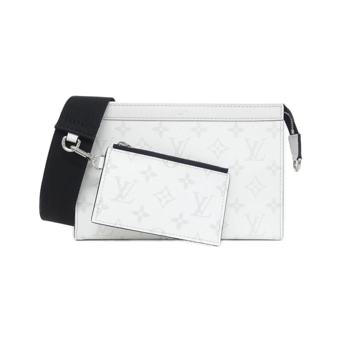 Louis Vuitton Taigarama Gaston Wearable Wallet M30935 Shoulder Bag: --- Catalog ---Category: SizeSize (HxWxD): 14cm x 22cm x 4cm / 5.51'' x 8.66'' x 1.57''Category: DesignType: Shoulder bagColor: WhiteGender: MenMaterial: Coated canvas , Leather Leather/Fur Type:
