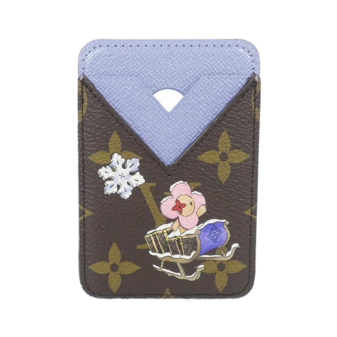Louis Vuitton Monogram (Vivienne Winter Porte Carte Magnet Vivienne M26475 Business Card Holder/Card: --- Catalog ---Category: DesignType: Card caseColor: Blue, MarronGender: Men,WomenMaterial: Coated canvas Category: GeneralMPN: M26475Brand: Louis VuittonCategory: Physical PropertiesSize (HxWxD):