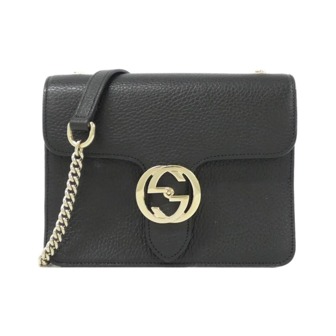 Gucci 510304 CAO0G Shoulder Bag: --- Catalog ---Category: SizeSize (HxWxD): 15cm x 20cm x 8cm / 5.9'' x 7.87'' x 3.14''Category: DesignType: Shoulder bagColor: BlackGender: WomenMaterial: Leather Hardware Color: GoldCategory: