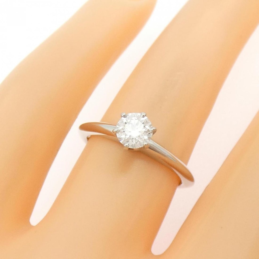 Tiffany Classic Solitaire Ring 0.42ct I SI1 3EXT - 5